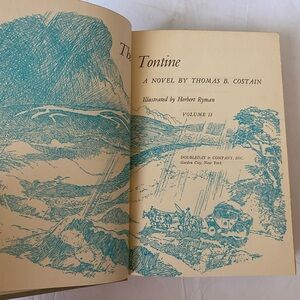 The Tontine A Novel By Thomas B. COSTAIN 50s